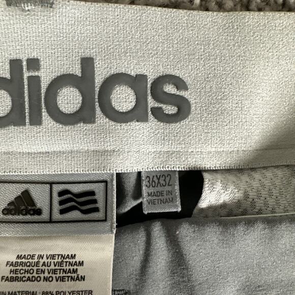Adidas Pants Mens 36x32 Gray Ultimate 365 Standard Fit Golf Chino Grip Waist - Picture 2 of 9